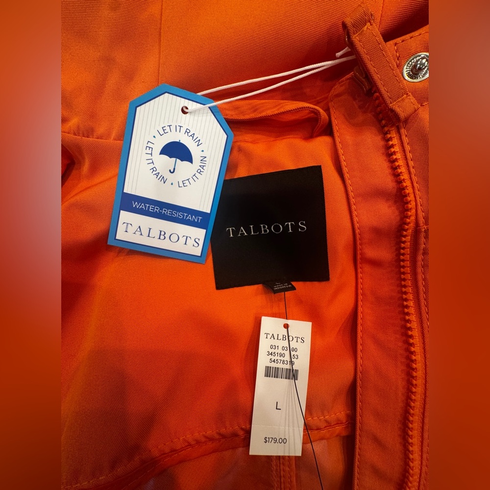 Talbots Hooded Canvas Anorak - Picture 6 of 10